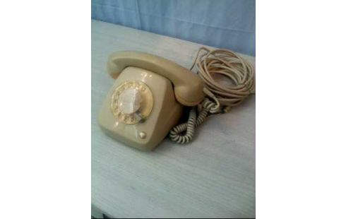 TELEFON M. DREHSCHEIBE BEIGE ALT