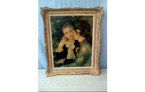 KUNSTDRUCK IM RAHMEN <<2 DAMEN>>