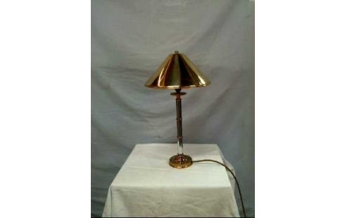 TISCHLAMPE MESSING VINTAGE 2-LEUCHTEN