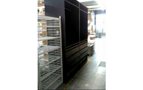 KLEIDERSCHRANK HOLZ 5-SCH. 2-EB. 1-STANGE