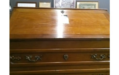 SECRETAIRE EN PENTE 3 TIROIRS