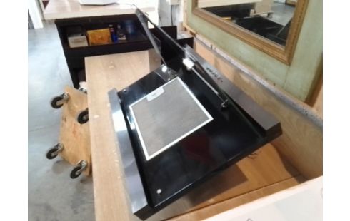 HOTTE ASPIRANTE DE CUISINE VERRE TREMPÉ NOIR