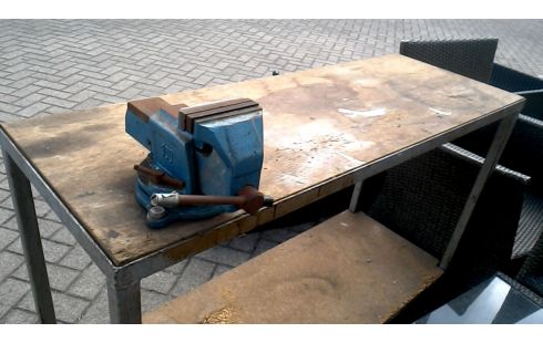 WERKBANK STAAL HOUT