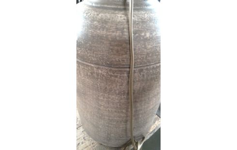 TAFELLAMP BRUIN KERAMIEK