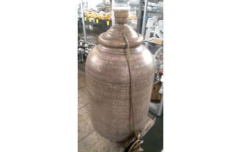 TAFELLAMP BRUIN KERAMIEK