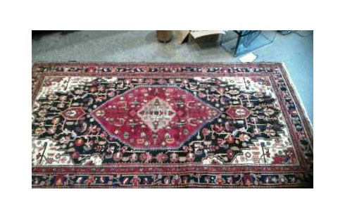 ALFOMBRA ANUDADO A MANO ROJO