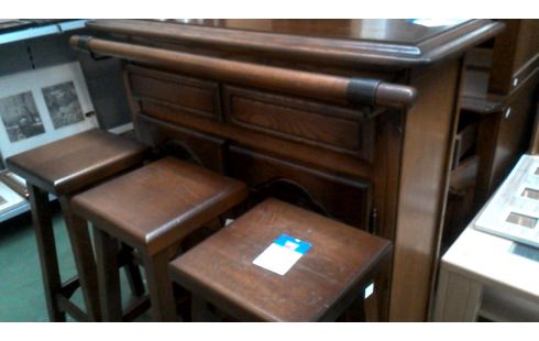 BAR MET, , THEKE, , BARHOCKER EICHE