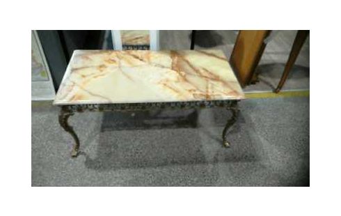 TABLE BASSE PLATEAU MARBRE