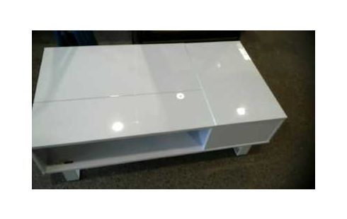 TABLE BASSE LAQUEE RELEVABLE REPAS