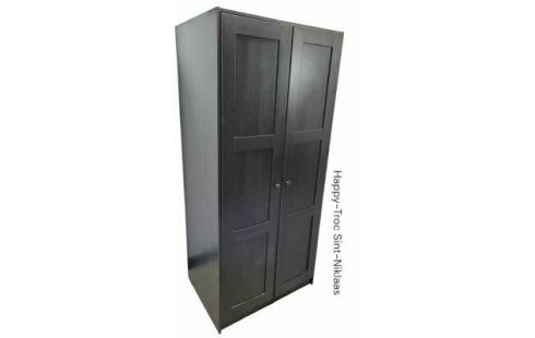 KLEIDERSCHRANK 1 IKEA 2 TÜREN DUNKEL BRAUN Opportunity kaufen