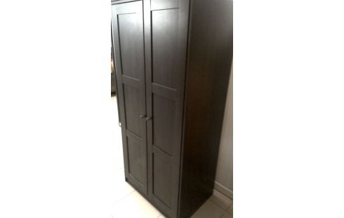 KLEIDERSCHRANK 1 IKEA 2 TÜREN DUNKEL BRAUN Opportunity kaufen