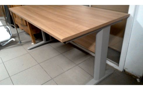 SCHREIBTISCH, , HOLZ LOOK GRAU METALL