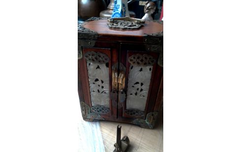 COFFRET A BIJOUX ORIENTAL 2 PORTES