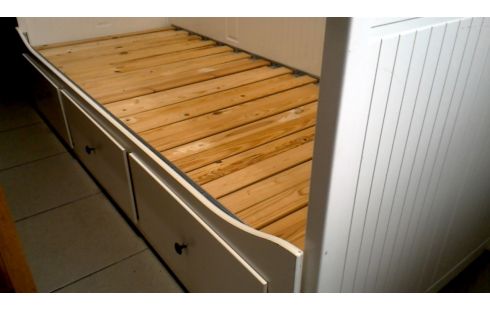 BETT IKEA WEISS 3 SCHUBLADEN