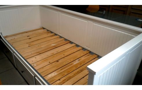 BETT IKEA WEISS 3 SCHUBLADEN