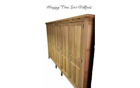 KLEIDERSCHRANK 1 5 TÜREN RUSTIKAL MASSIV EICHE