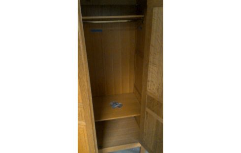 KLEIDERSCHRANK 1 5 TÜREN RUSTIKAL MASSIV EICHE