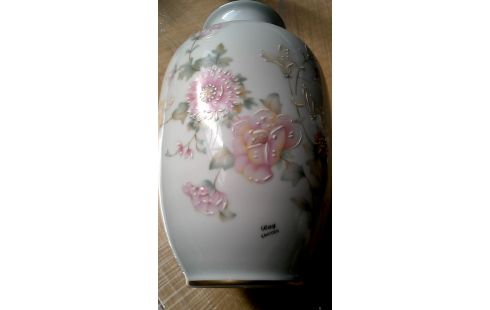 VASE LIMOGES WEISS PORZELLAN BLUME