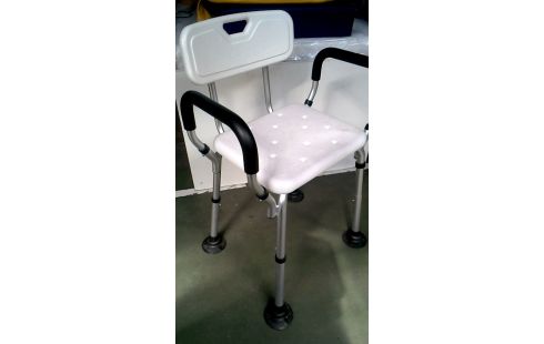 CHAISE BLANCHE PVC ALUMINIUM