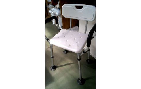 CHAISE BLANCHE PVC ALUMINIUM