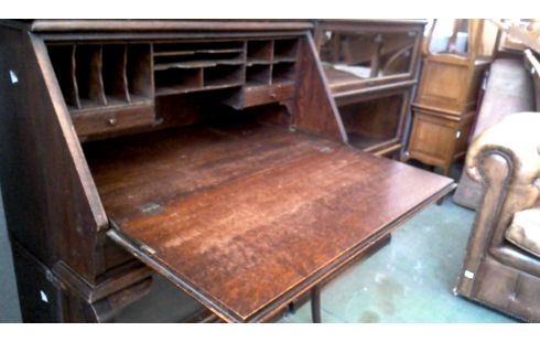 BOEKENKAST SECRETAIRE GLOBE WERNICKE BARRISTER