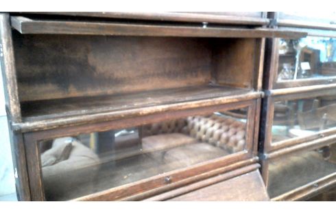 BOEKENKAST SECRETAIRE GLOBE WERNICKE BARRISTER