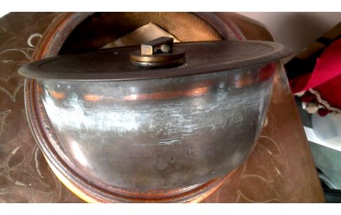 AMPHORE ANTIK KUPFER, , HOLZ