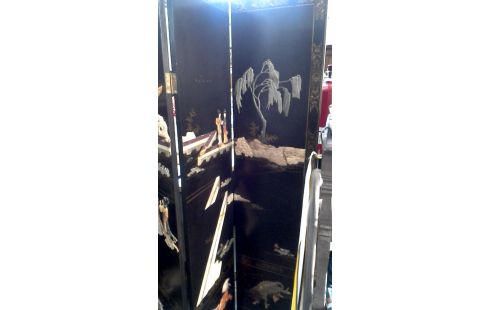 PARAVENT IM VINTAGE-STIL CHINESISCH KÖRPER