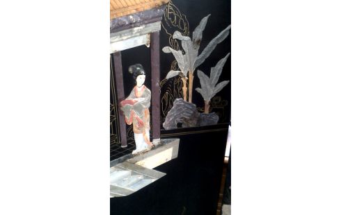 PARAVENT IM VINTAGE-STIL CHINESISCH KÖRPER