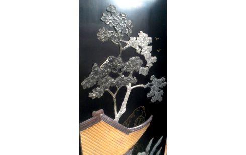 PARAVENT IM VINTAGE-STIL CHINESISCH KÖRPER