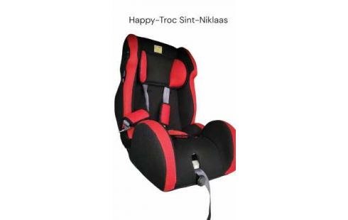 KINDERSTUHL, , AUTO SCHWARZ ROT