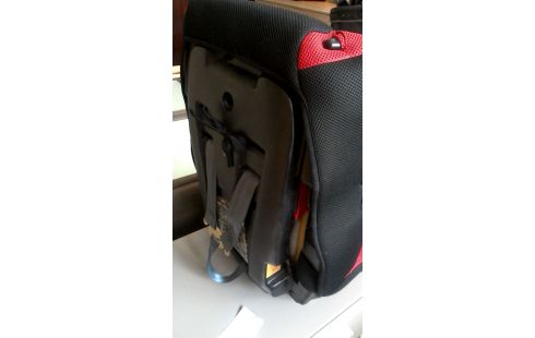 KINDERSTUHL, , AUTO SCHWARZ ROT