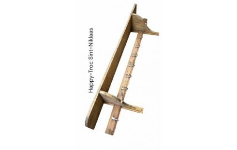 PORTE MANTEAU MURAL ANTIQUE ORME