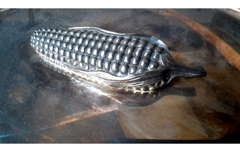 SCHAAL VERZILVERD PYREX GLAS