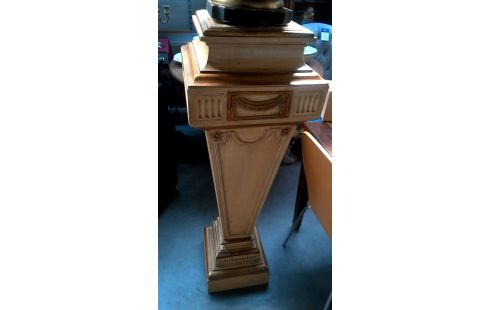COLONNE MET, , POT DE FLEURS ITALIEN, , BOIS PLATRE
