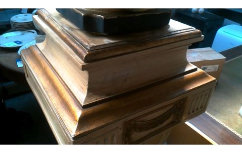 COLONNE MET, , POT DE FLEURS ITALIEN, , BOIS PLATRE