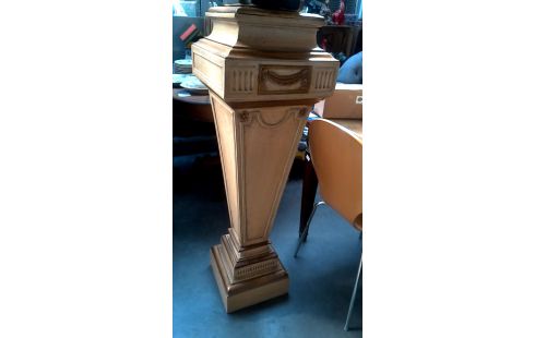 COLONNE MET, , POT DE FLEURS ITALIEN, , BOIS PLATRE