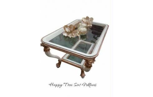 MESA DE SALÓN BLANCA OR HIELO, , POLICROMO