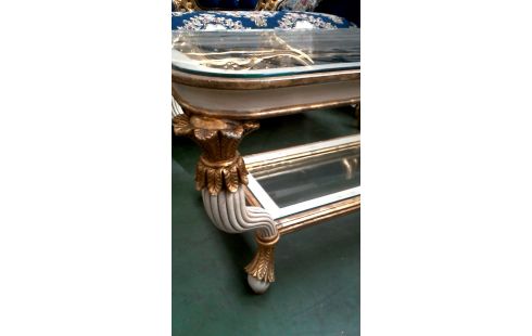 MESA DE SALÓN BLANCA OR HIELO, , POLICROMO