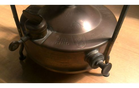 OBJETO DECORACIÓN COBRE HIERRO ANTIGUO