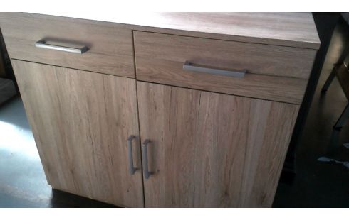 CAISSON 2 PORTES / 2 TIROIRS, , BOIS LOOK