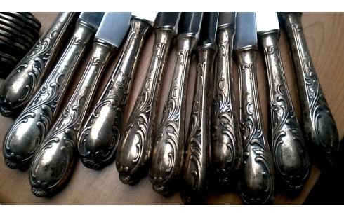 COUVERT ARGENTE STYLE LOUIS XV