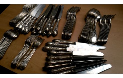 COUVERT ARGENTE STYLE LOUIS XV