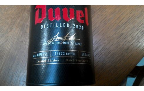 FLES DUVEL DISTILLED 2020. 10 JAAR