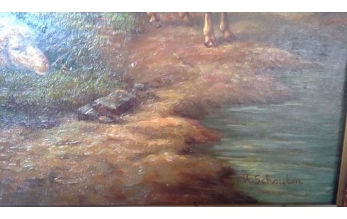 SCHILDERIJ SCHAPEN HENRY SCHOUTEN