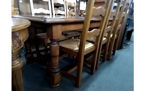 TABLE DE FERME 2 ALLONGES