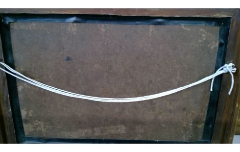 SCHILDERIJ KASTEELRUINE ZILV KADER