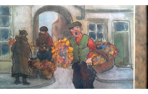 PASTELTEKENING DE BELDER