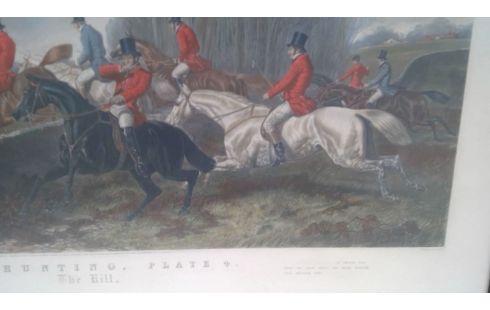 GRAVURE FOX HUNTING J. HARRIS