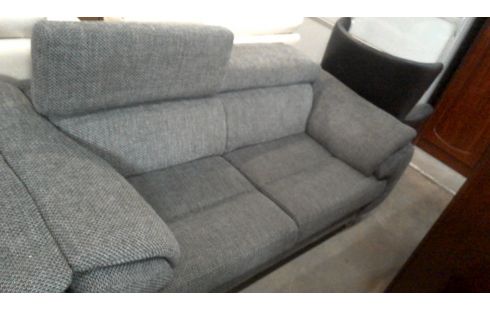 WOHNZIMMER GRAU STOFF